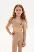 POINT Kids Top and Shorts Set Beige