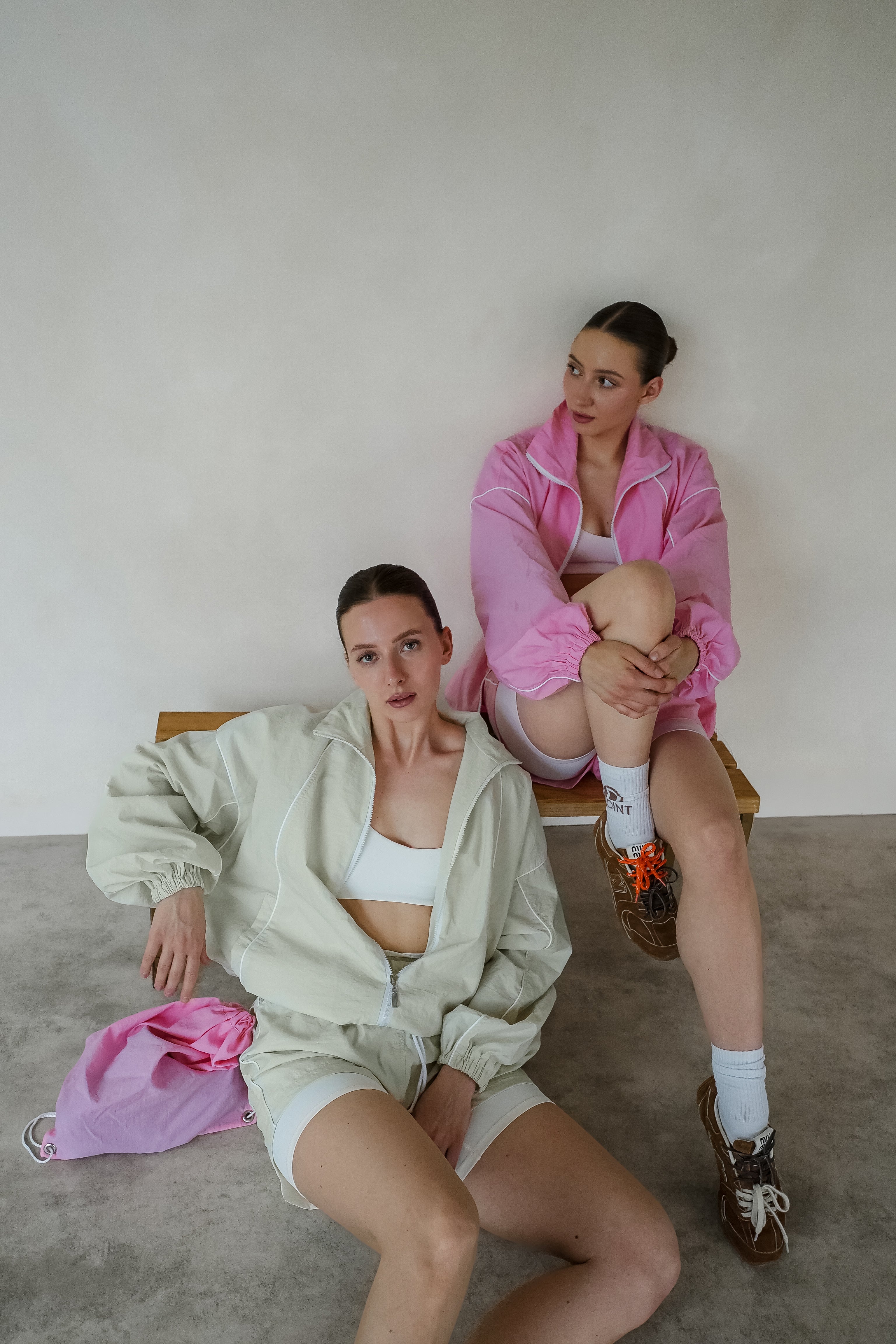 Oversized Athleisure Jacket Pink