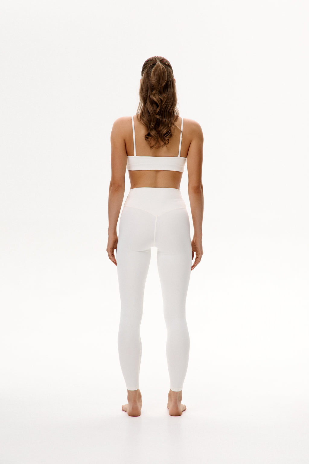 Leggings V-Waist creamy white